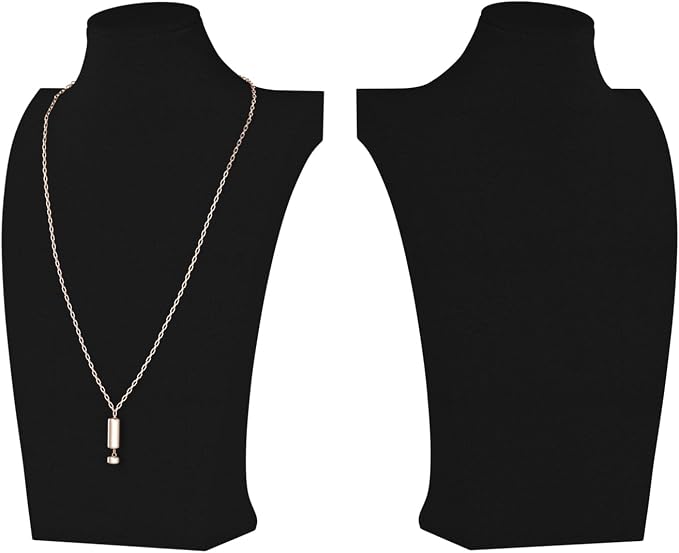 Necklace Bust Display Stand, Necklace Holder, Pendant Chain Necklace Organizer by KunGe