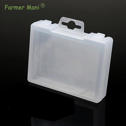 2 Pack Rectangle Plastic Frosted Storage Containers Box, Polypropylene Box - Image 5