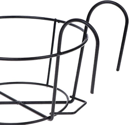 4 Pack Hanging Planters for Railings Rail Planter Hanging Baskets Flower Pot - Image 3