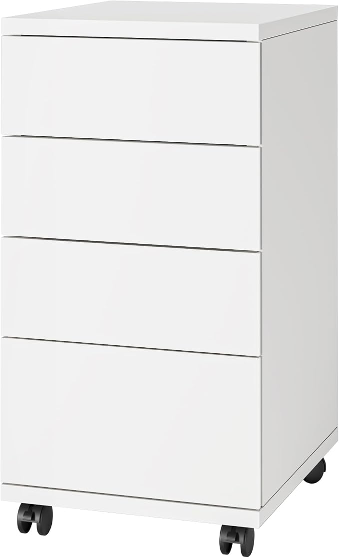 BOTLOG 4-Drawer Chest, Wood Storage Cabinet - Image 9