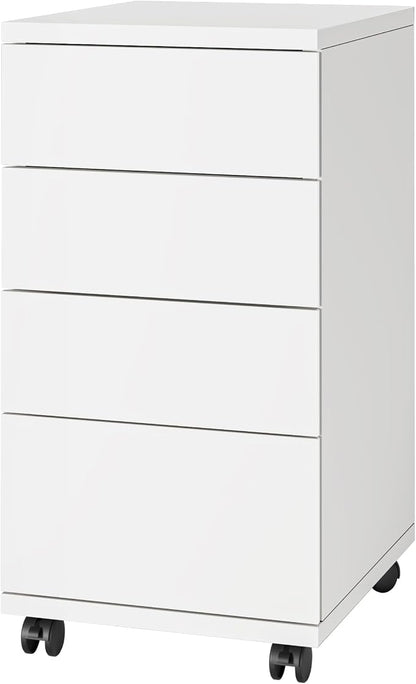 BOTLOG 4-Drawer Chest, Wood Storage Cabinet - Image 9