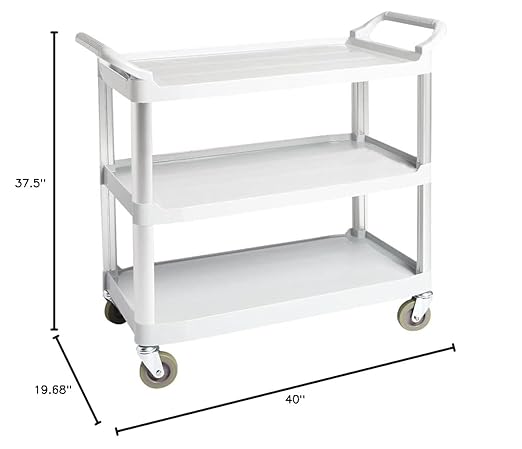 Amazon Basics 3 Shelves Utility Cart - Image 6