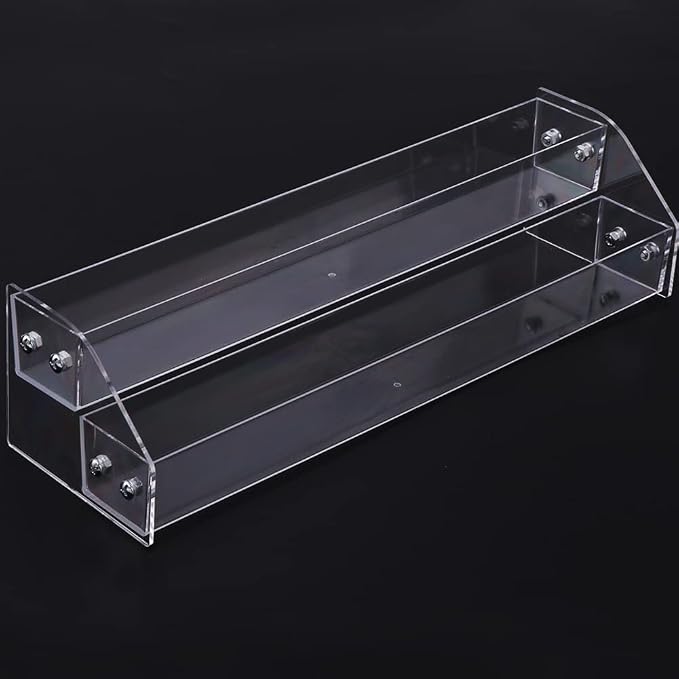Nail Polish Organizer, 2 Tier Clear Acrylic Nail Polish Holder, Trapezoid Nail - Image 9
