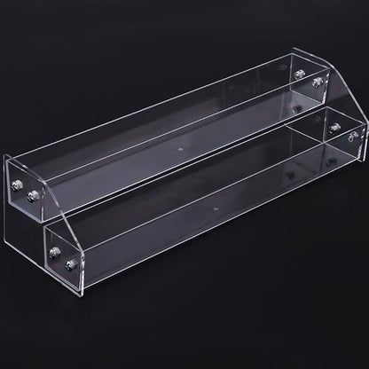 Nail Polish Organizer, 2 Tier Clear Acrylic Nail Polish Holder, Trapezoid Nail - Image 9