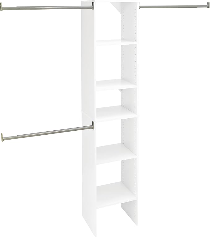 ClosetMaid SuiteSymphony Wood Closet Organizer Starter Kit by ClosetMaid