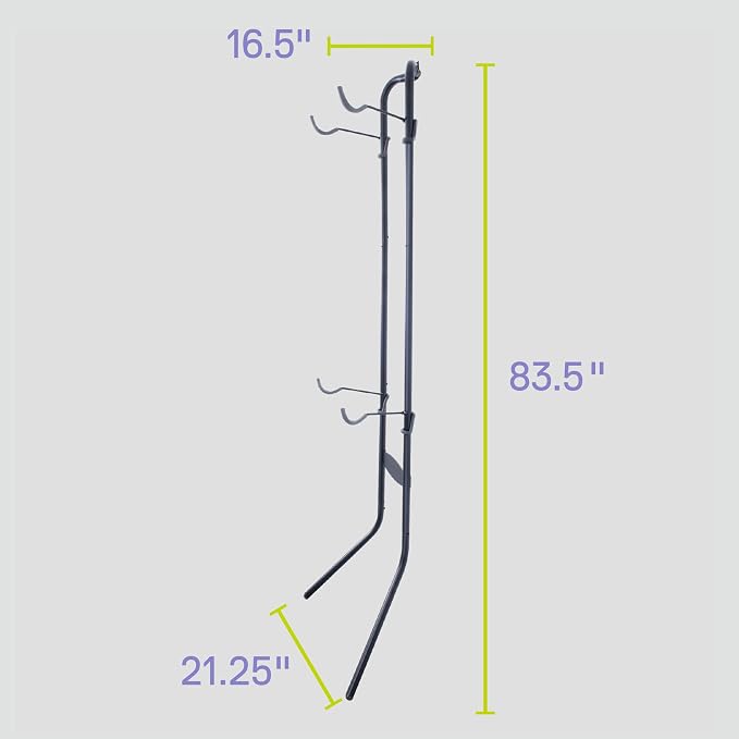 Delta Cycle Michelangelo 2 Bike Storage Rack Black - Image 6