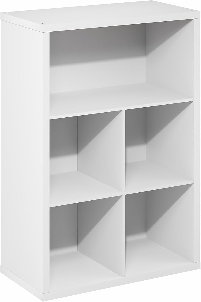 5-Cube Bookcase, Cube Storage Organizer Bookshelf, Book Shelf - Image 4