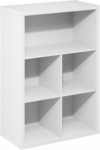 5-Cube Bookcase, Cube Storage Organizer Bookshelf, Book Shelf - Image 4