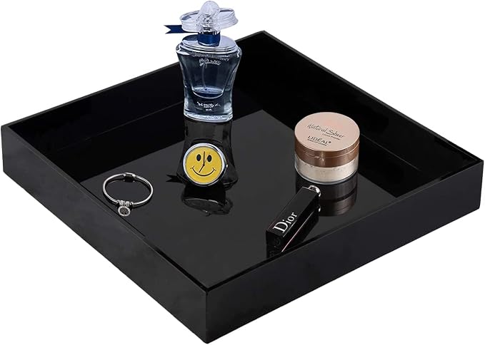Waterproof Acrylic Vanity Tray, Remote Control Sturdy Valet Tray Organizer by Unknown