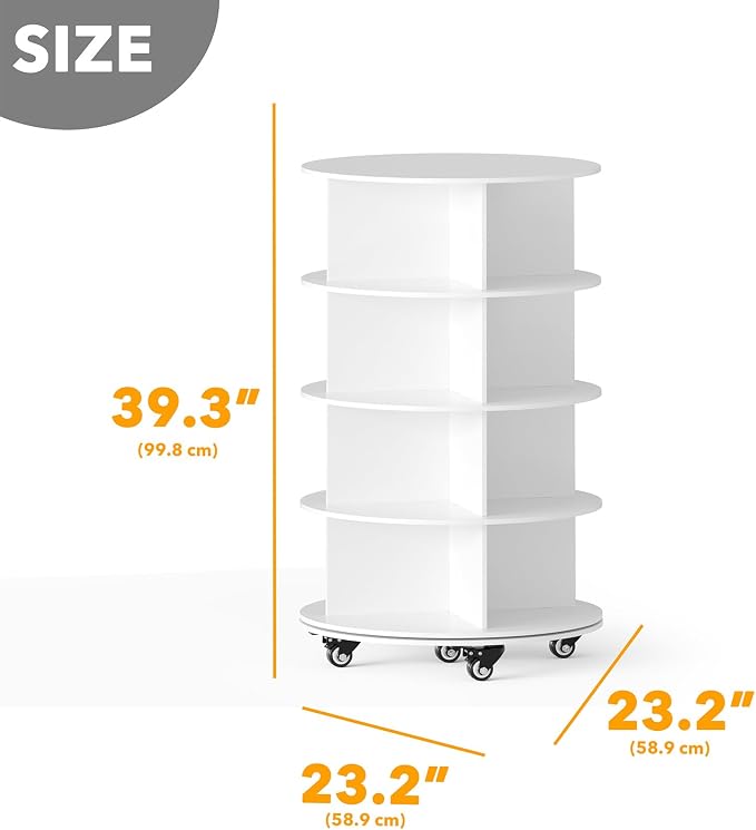 SpaceAid Spinning Shoe Rack - Image 5