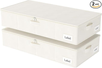 Yawinhe Foldable Underbed Storage Bags, Containers Bin by Yawinhe