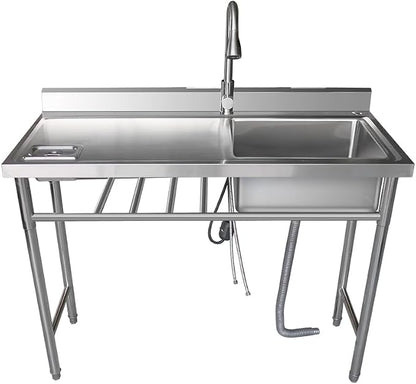 304 Stainless Steel Utility Sink - Image 9