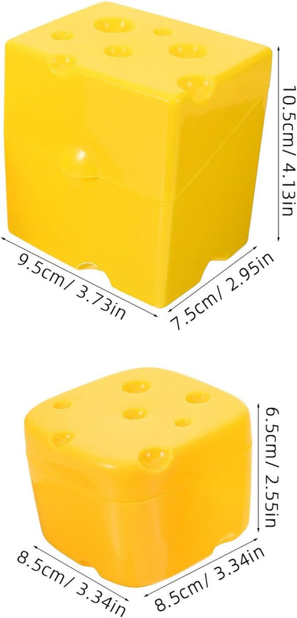 2pcs Slice Cheese Storage Containers - Image 2