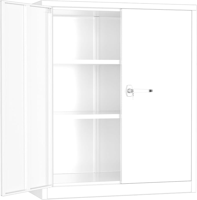INTERGREAT Metal Garage Storage Cabinet, Small Steel Cabinet by INTERGREAT