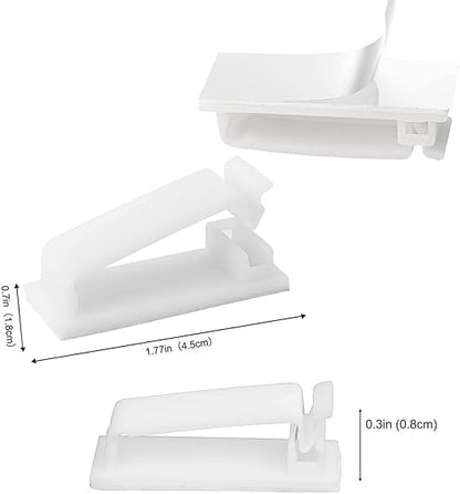 SOULWIT® 50 x Self-Adhesive Cable Management Clips - Image 3
