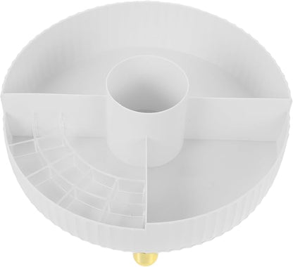 Rotating Makeup Organizer Capacity Elegant Design by CONGARTENO