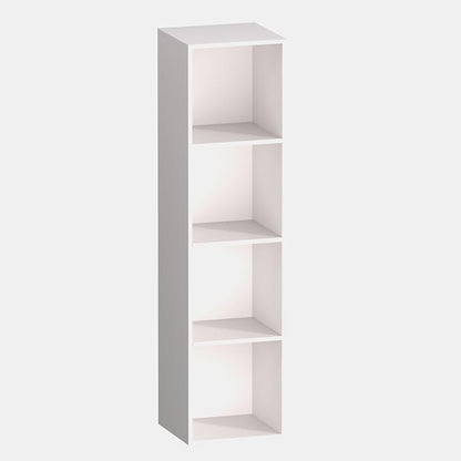 4 Cube Storage Organizer, 4 Tier Cube Bookcase Freestanding Storage Display by VAFHYLLIS