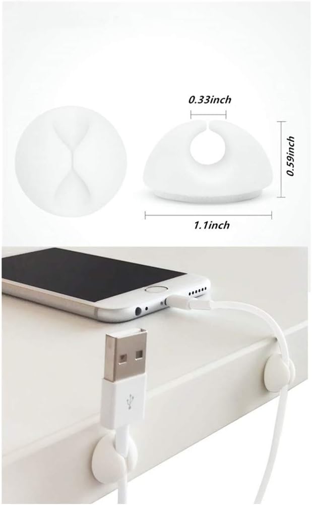 Cable Clips, Sticky Compact Cable Holders - Image 3