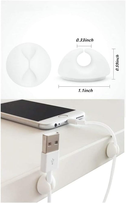 Cable Clips, Sticky Compact Cable Holders - Image 3