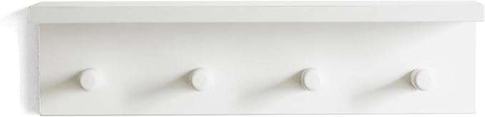 Entrance Coat Rack ，Coat Hooks, Wall-Mounted Wooden Hook Rack, Wall-Mounted - Image 2
