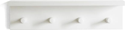 Entrance Coat Rack ，Coat Hooks, Wall-Mounted Wooden Hook Rack, Wall-Mounted - Image 2
