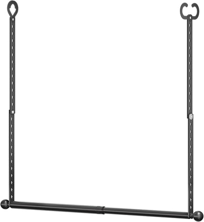 SUTINE Closet Rods for Hanging Clothes, Adjustable Closet Extender Hanging Rod by SUTINE