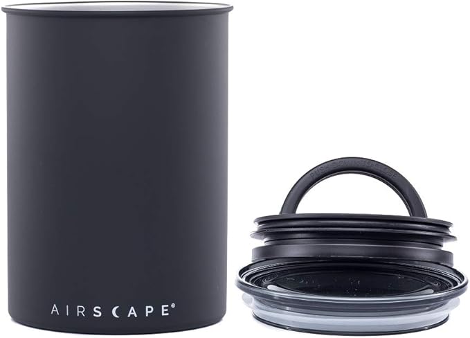 AirScape Planetary Design Stainless Steel Coffee Canister | Food Storage by PlanetaryDesign