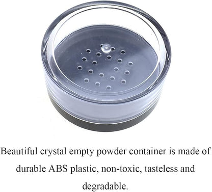HAHIYO 3Pcs 30ml/1oz Plastic Empty Travel Compact Case Makeup Cosmetic Jar - Image 3