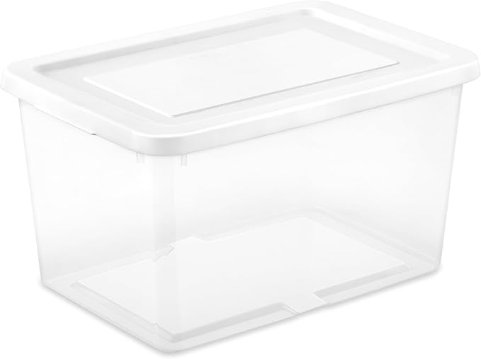 Sterilite 12 Pack Storage Boxes, Lightweight Home Organizers - Image 2