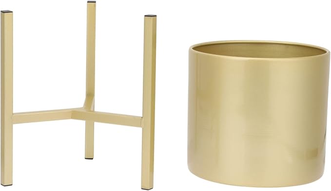 Hemoton 1set Nordic Style Flower Pot Storage Rack Elegant Indoor Planter Stand by HEMOTON