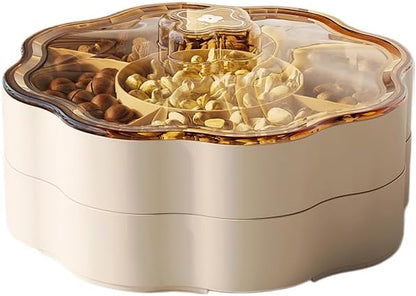 Covered compartment snack tray, suitable by Unknown