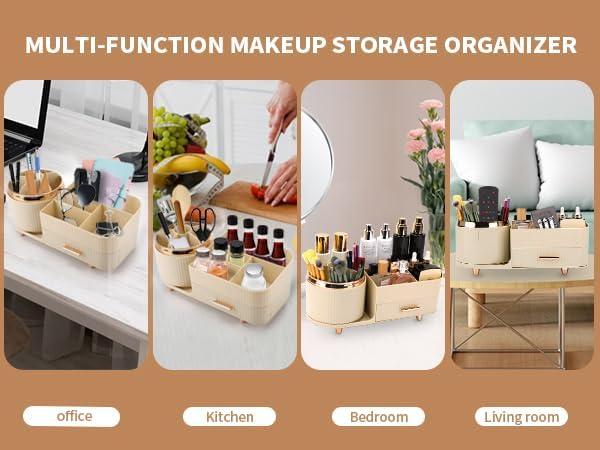 Makeup Organizer for Vanity, Cosmetic Display Case - Image 3