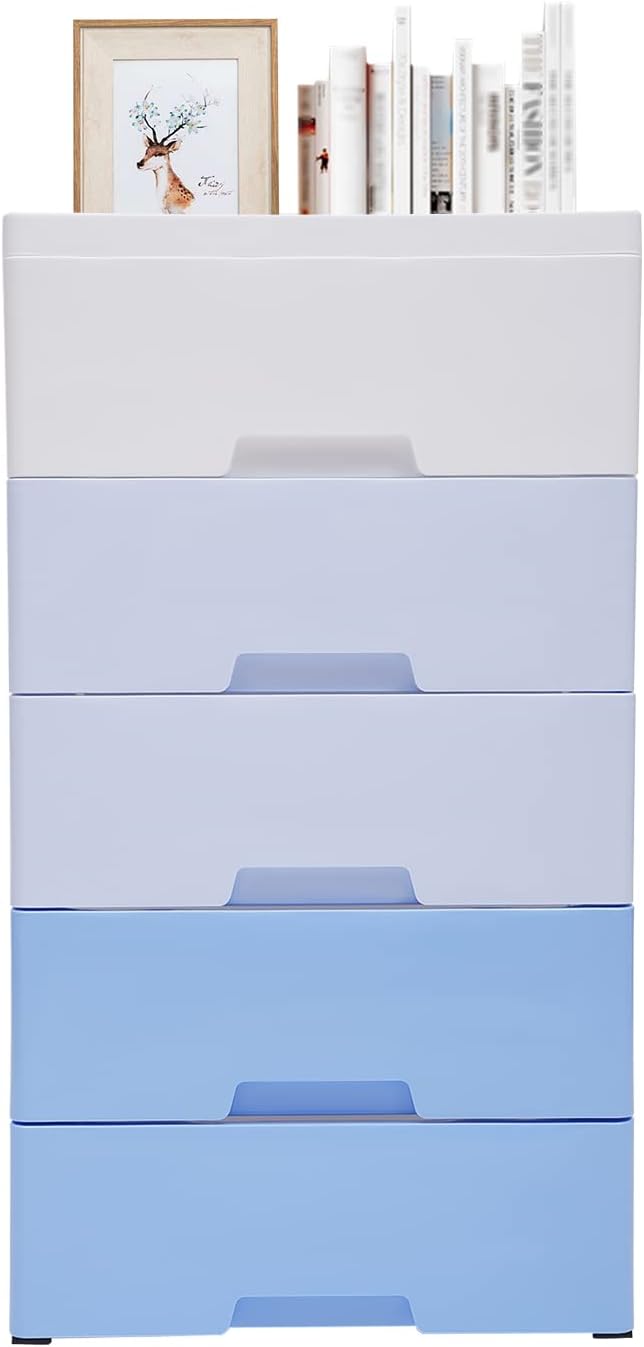 5 Tier Plastic Storage Cabinet - Image 7