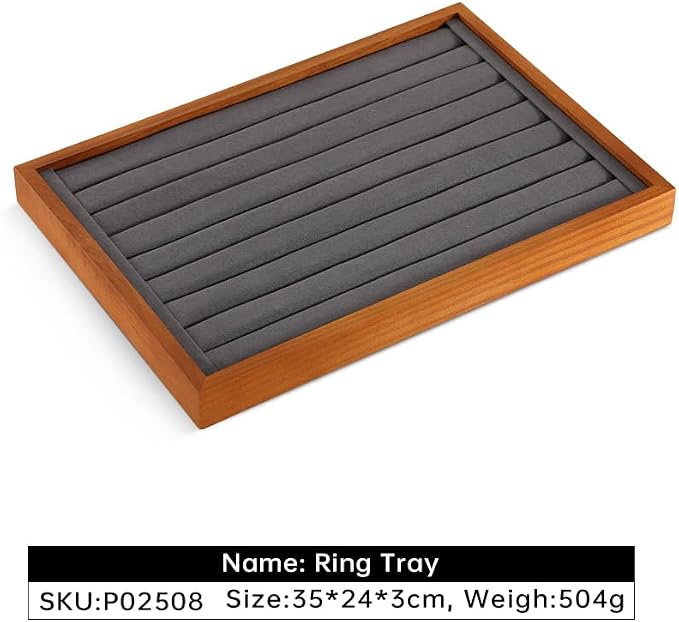 Ring Storage Tray, Wood Ring Tray - Image 2