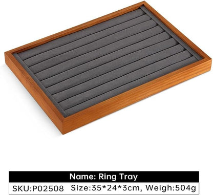 Ring Storage Tray, Wood Ring Tray - Image 2