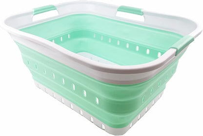 SAMMART 42L Collapsible Plastic Laundry Basket - Image 2