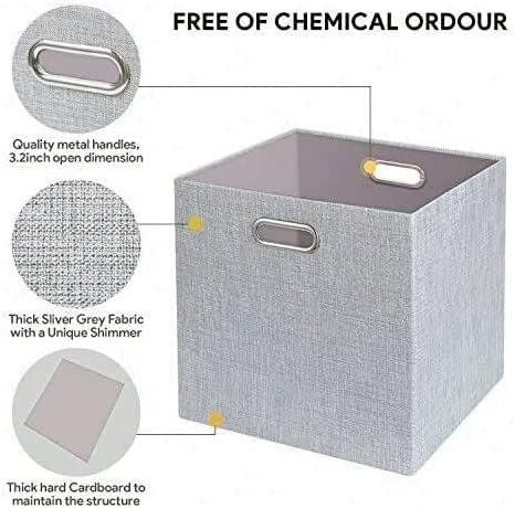 Thicker Fabric Storage Cubes 13 inch Collapsible Storage Bins - Image 5