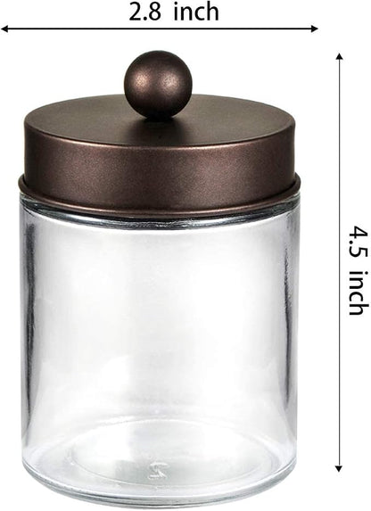 Amolliar Apothecary Jars Bathroom Storage Organizer - Image 7