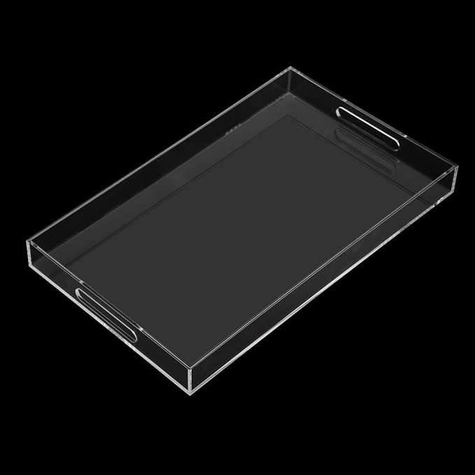 Clear Sturdy Acrylic Serving Tray - Image 6