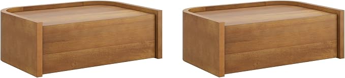 Nathan James Tyla Wall Mounted Bedside Table, Floating 1-Drawer Nightstand - Image 6