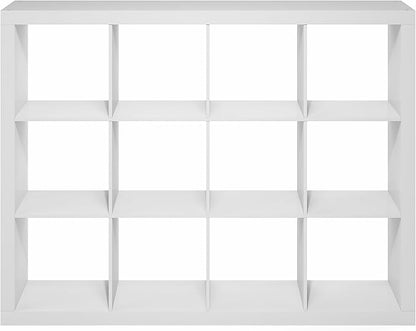 Furinno Cubicle Book Shelf, 12-Cube 2-Inch Super Thick Frame Bookshelf - Image 8