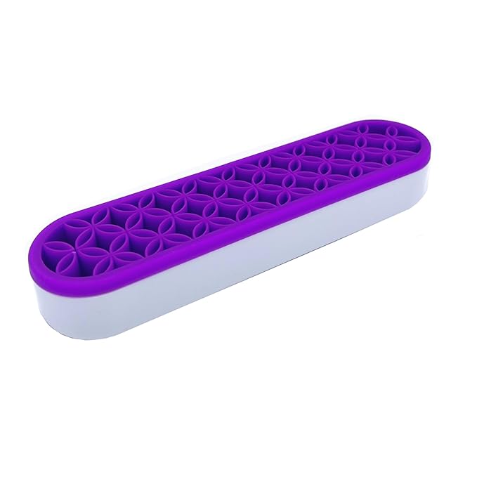TANG SONG 1 PC Silicone Make up Brush Holder Cosmetic Storage Box Desktop by TANGSONG