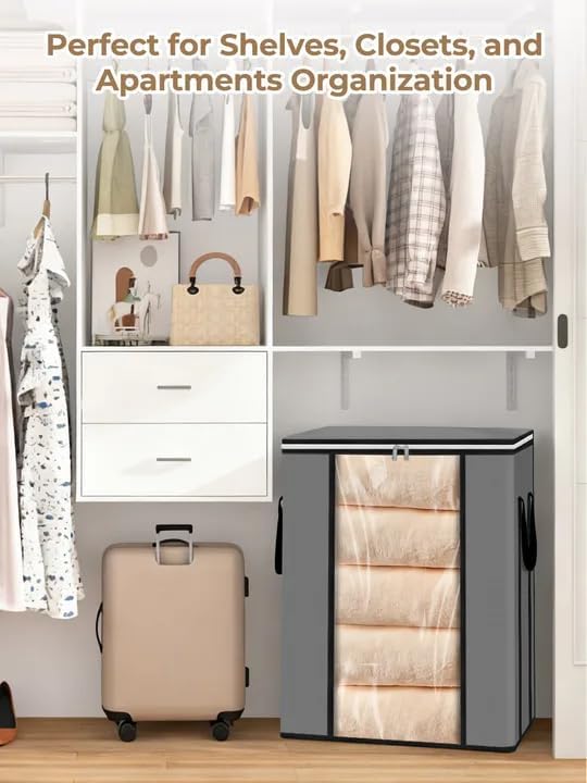 120L Extra Large Blanket & Clothes Storage Bags - Image 6