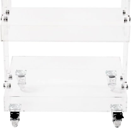 3-Tier Acrylic Utility Rolling Cart - Image 7