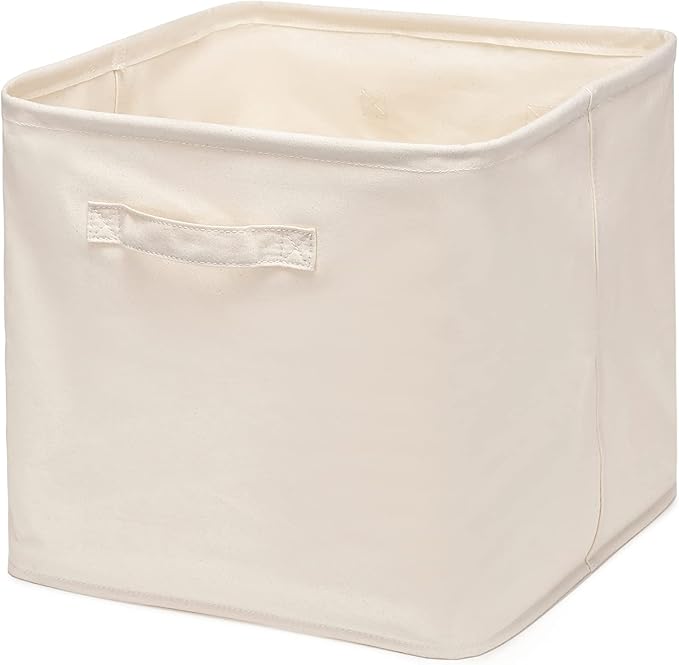 Decorative Basket Rectangular Fabric Storage Bin Organizer Basket by YONBEN
