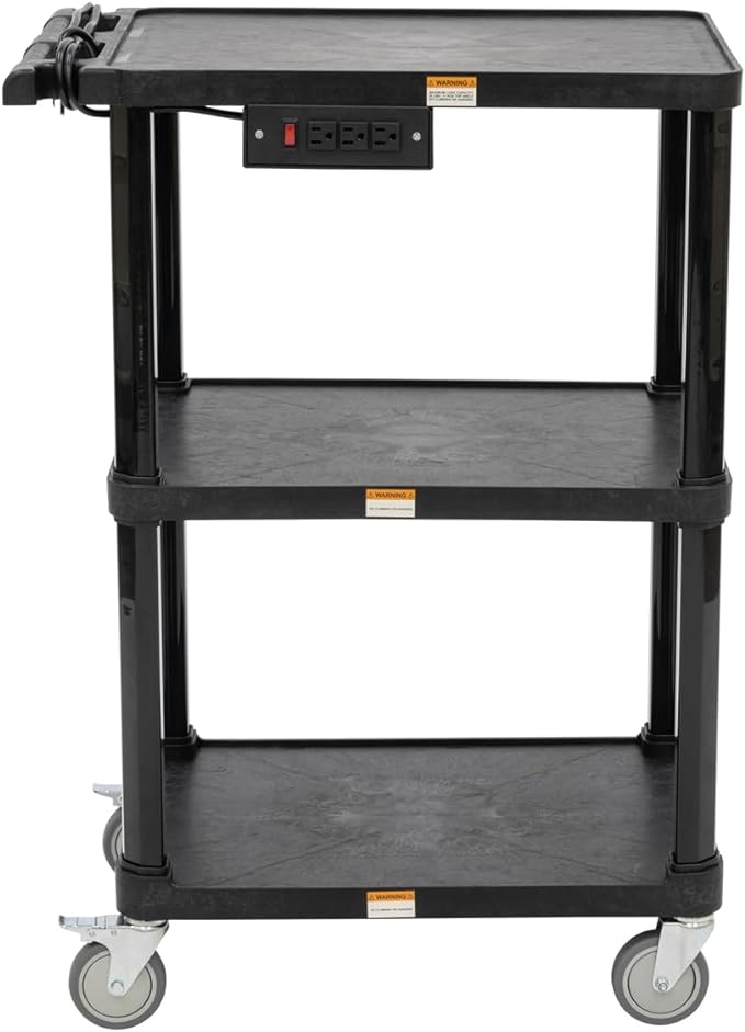 Pearington 3-Shelf Mobile Utility Cart by Pearington