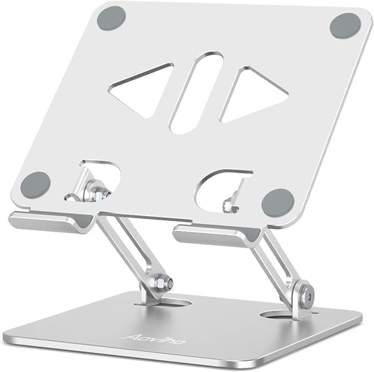 Tablet Stand Holder for Desk, Adjustable Desktop Tablet Holder, Foldable by Aoviho
