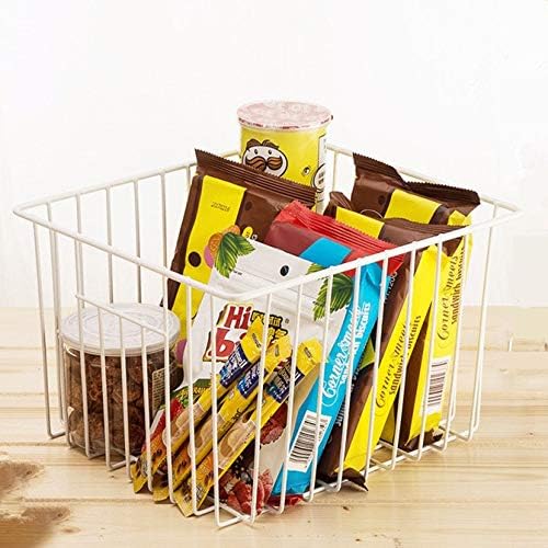 SANNO Freezer Baskets Pantry Wire Storage Basket Bins, Refrigerator Organizer - Image 4