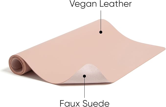 Smead Desk Pad, Vegan Leather Desk Mat - Image 2