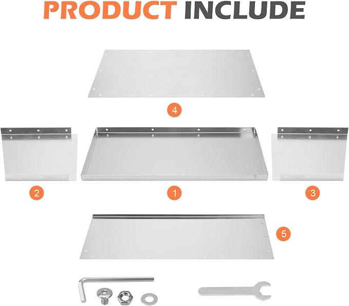SPARKWHIZ Aluminum Gas Can Holder Rack, Fuel Can Mount fits Two 5 Gallon Fuel - Image 4